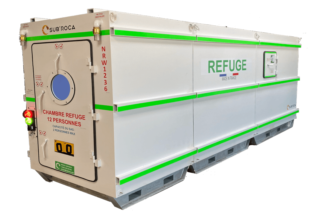 Visuel 3d refuge de secours wide